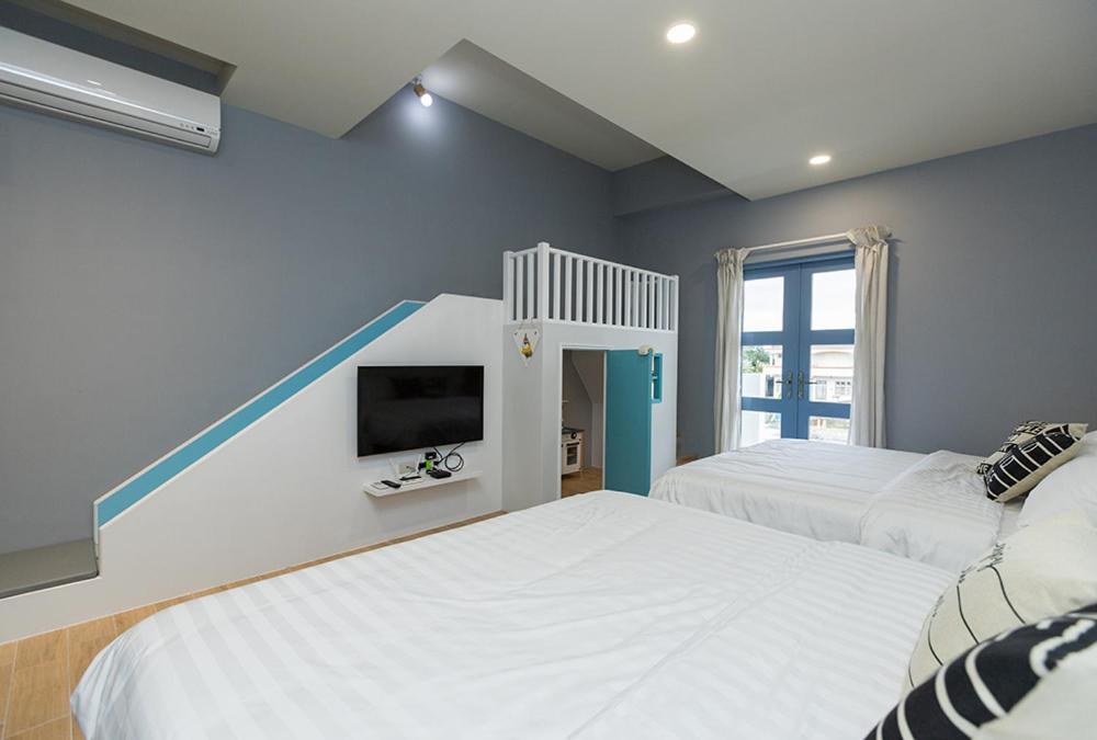 Blue White Apartment อู่เจี๋ย ภายนอก รูปภาพ